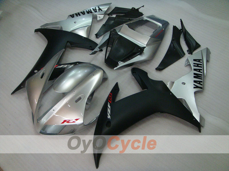 Kit carene a iniezione per YZF-R1 02-03 - Nero, Argento, Opaco - Stile Factory #OYO87905769 Immagine principale del prodotto