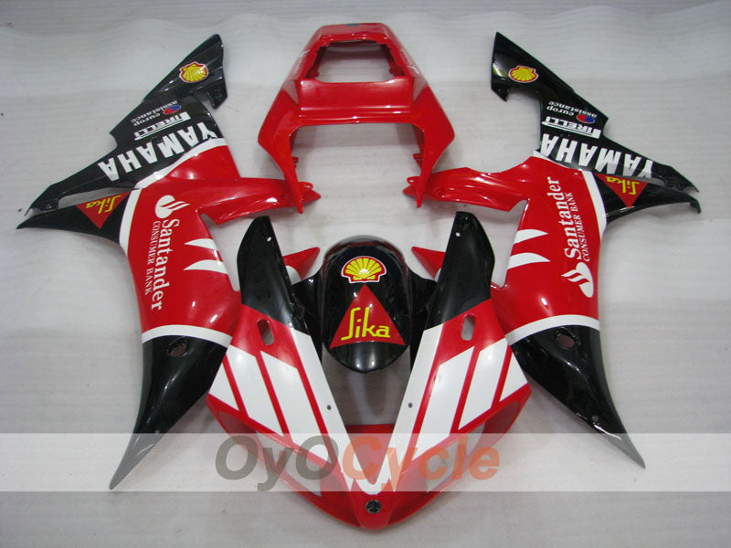 Kit carene a iniezione per YZF-R1 02-03 - Rosso, Nero - Santander #OYO87905771 Immagine secondaria del prodotto
