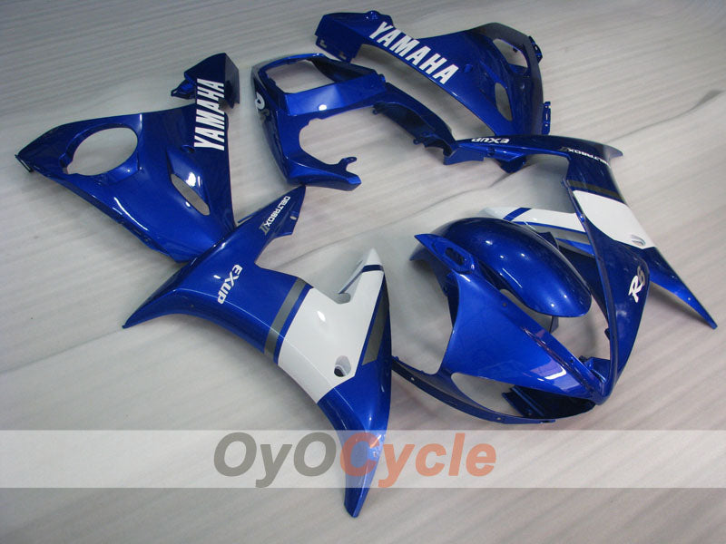 Carena a iniezione per YZF-R6 05 - Blu, Bianco - Stile Factory #OYO87905834 Immagine secondaria del prodotto