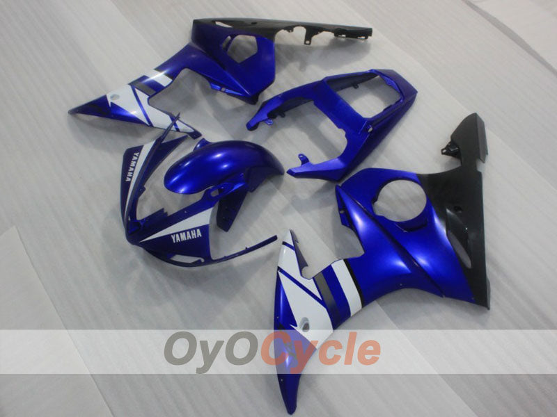 Carena a iniezione per 05 YZF-R6 - Blu, Bianco, Nero - Stile di fabbrica #OYO87905837 Immagine secondaria del prodotto