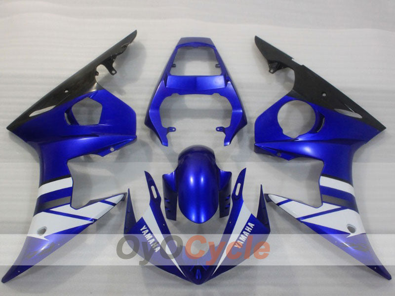 Carena a iniezione per 05 YZF-R6 - Blu, Bianco, Nero - Stile di fabbrica #OYO87905837 Immagine principale del prodotto