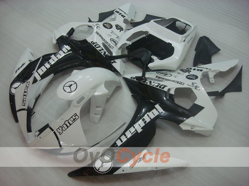 Kit carene a iniezione per YZF-R6 05 - Bianco, Nero - Jordan #OYO87905838 Immagine principale del prodotto