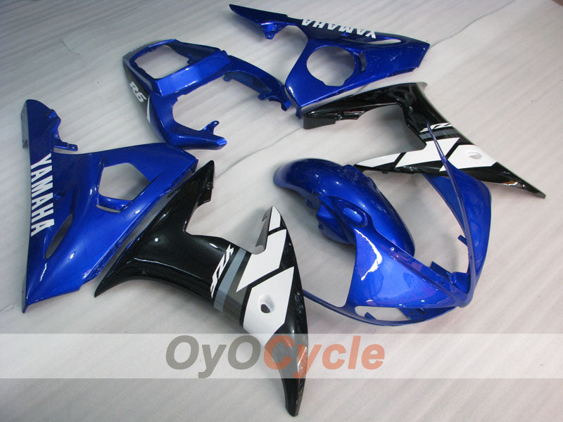 Carene a iniezione per YZF-R6 05 - Blu, Bianco, Nero - Stile di fabbrica #OYO87905840 Immagine principale del prodotto