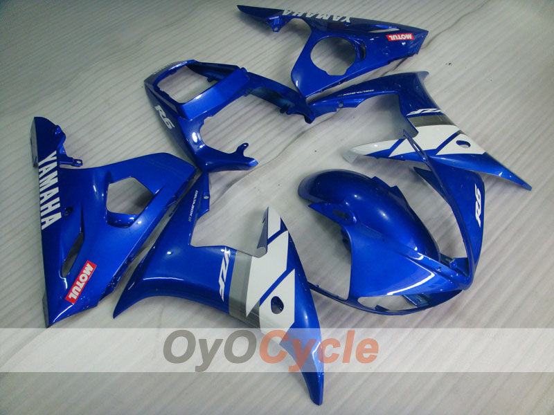 Kit carene a iniezione per 05 YZF-R6 - Blu - Stile di fabbrica #OYO87905841 Immagine principale del prodotto
