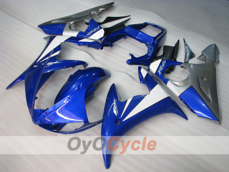 Kit carene a iniezione per YZF-R6 05 - Blu, Bianco, Grigio - Stile Factory #OYO87905842 Immagine principale del prodotto