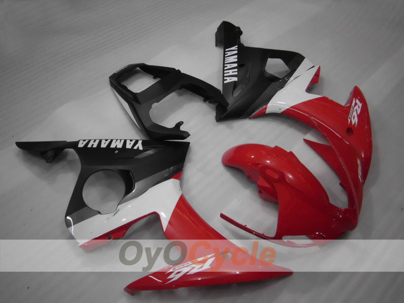 Kit Carene a Iniezione per YZF-R6 05 - Rosso, Bianco, Nero - Stile di Fabbrica #OYO87905843 Immagine principale del prodotto