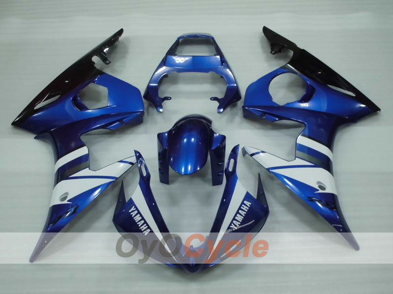 Kit Carene a Iniezione per YZF-R6 05 - Blu, Bianco, Nero - Stile di Fabbrica #OYO87905844 Immagine principale del prodotto