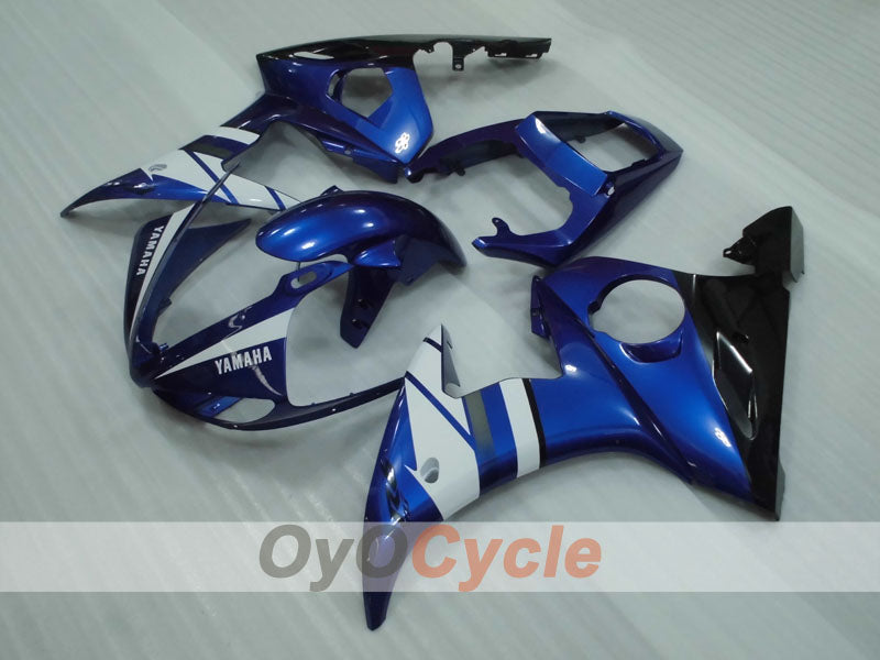 Kit Carene a Iniezione per YZF-R6 05 - Blu, Bianco, Nero - Stile di Fabbrica #OYO87905844 Immagine secondaria del prodotto