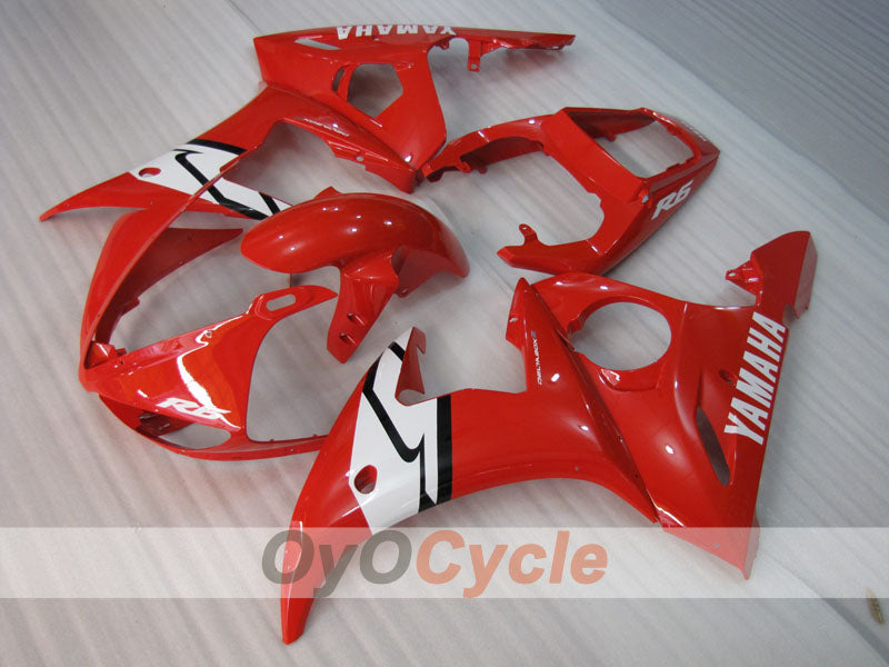 Kit carene stampate a iniezione per YZF-R6 03-04 - Rosso, Bianco - Stile originale #OYO87905802 Immagine secondaria del prodotto