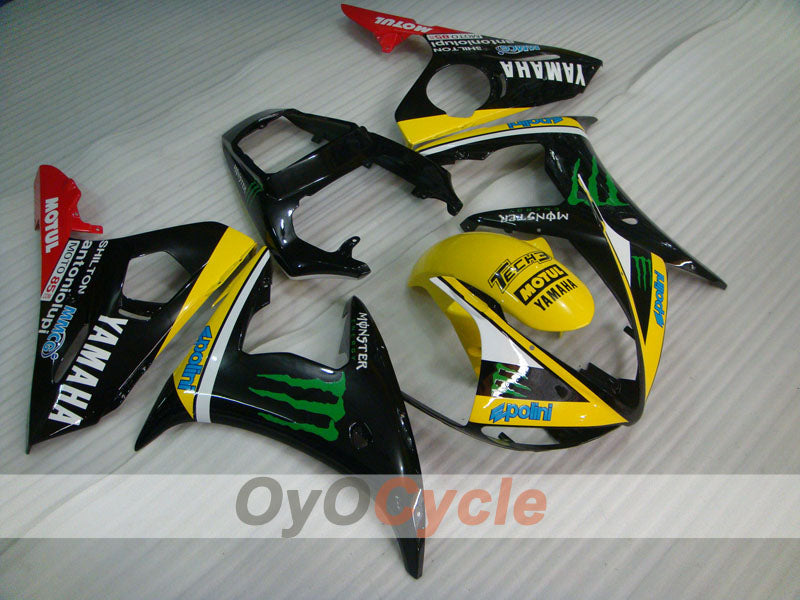 Carene a iniezione per YZF-R6 05 - Giallo, Nero - Monster #OYO87905847 Immagine principale del prodotto