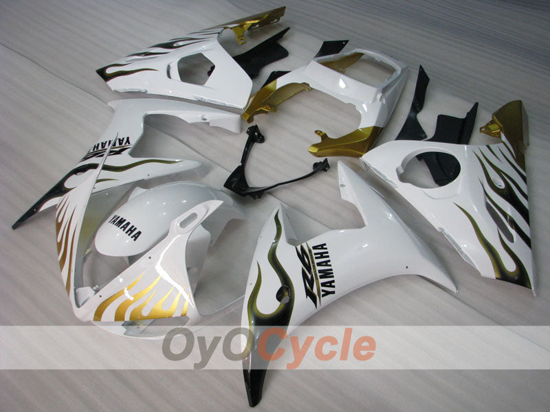 Kit carene a iniezione per YZF-R6 03-04 - Giallo, Bianco - Stile originale #OYO87905805 Immagine principale del prodotto