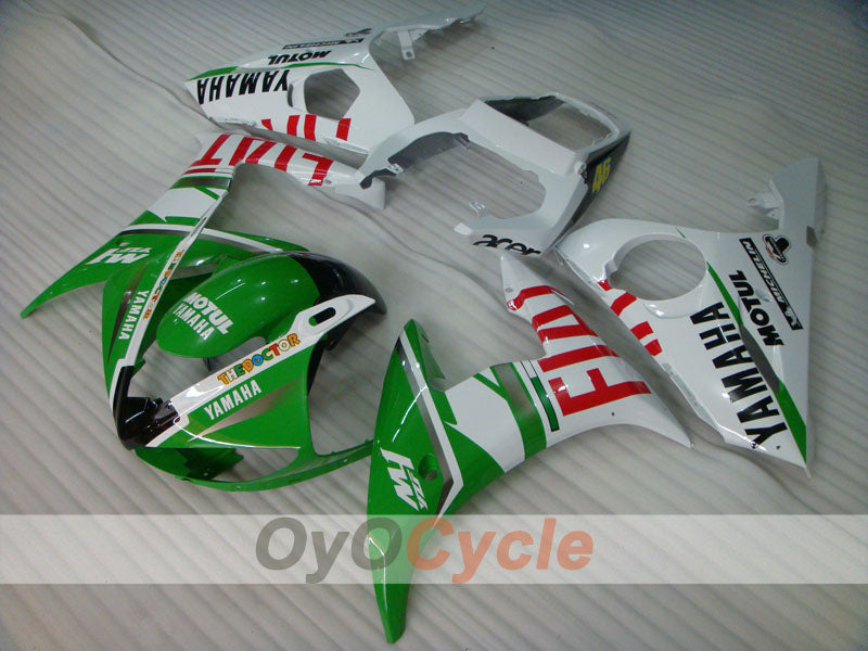 Carena a iniezione per YZF-R6 05 - Verde, Bianco - FIAT #OYO87905851 Immagine principale del prodotto
