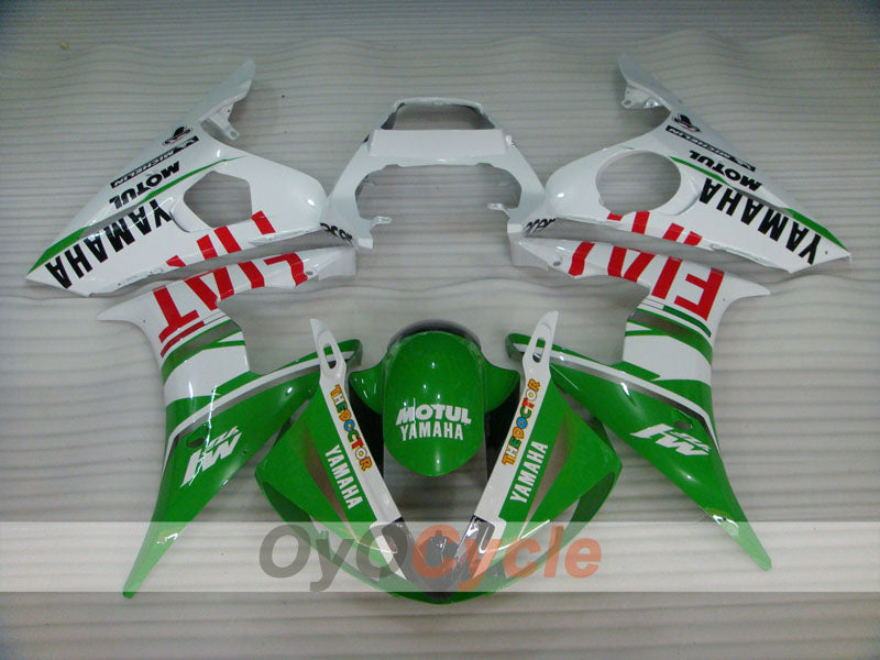 Carena a iniezione per YZF-R6 05 - Verde, Bianco - FIAT #OYO87905851 Immagine secondaria del prodotto