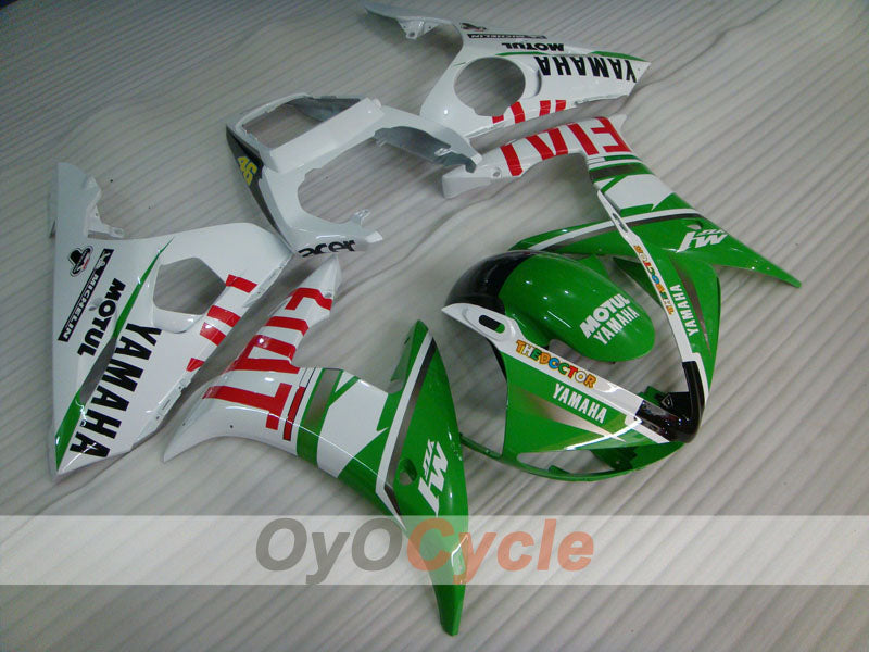 Kit carene stampate a iniezione per YZF-R6 03-04 - Verde, Bianco - FIAT #OYO87905807 Immagine secondaria del prodotto