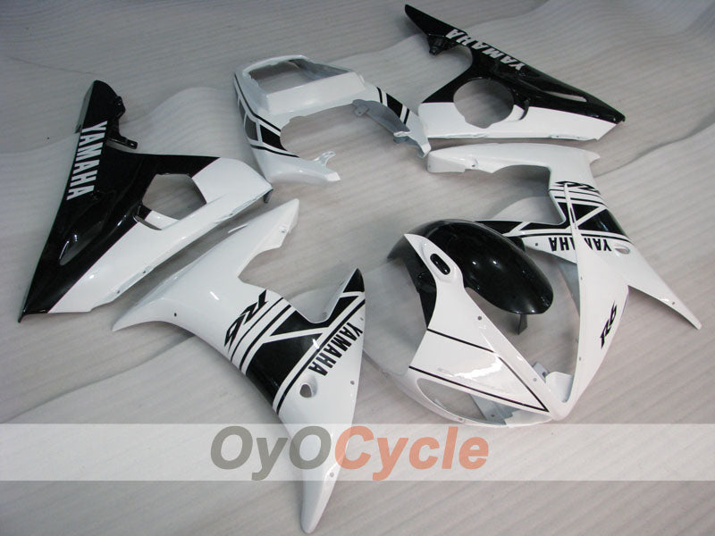 Kit carene a iniezione per YZF-R6 05 - Bianco, Nero - Stile di fabbrica #OYO87905852 Immagine principale del prodotto