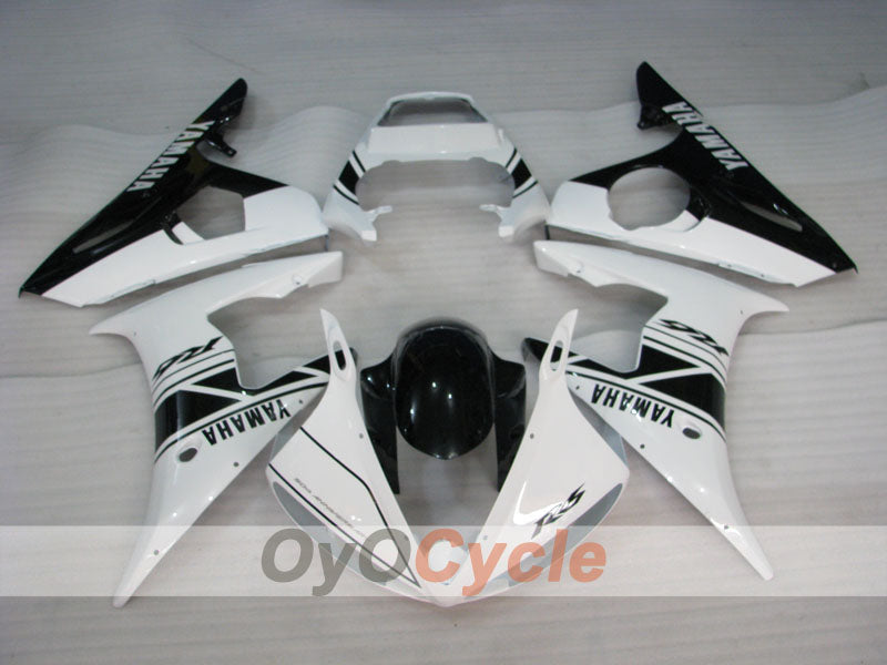 Kit carene a iniezione per YZF-R6 05 - Bianco, Nero - Stile di fabbrica #OYO87905852 Immagine secondaria del prodotto