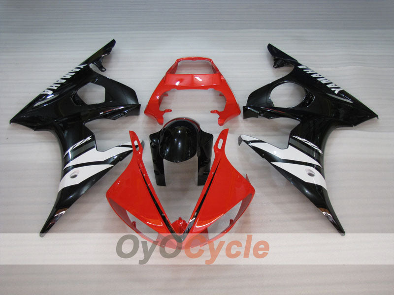 Kit carene stampate a iniezione per YZF-R6 03-04 - Rosso, Nero - Stile originale #OYO87905809 Immagine secondaria del prodotto