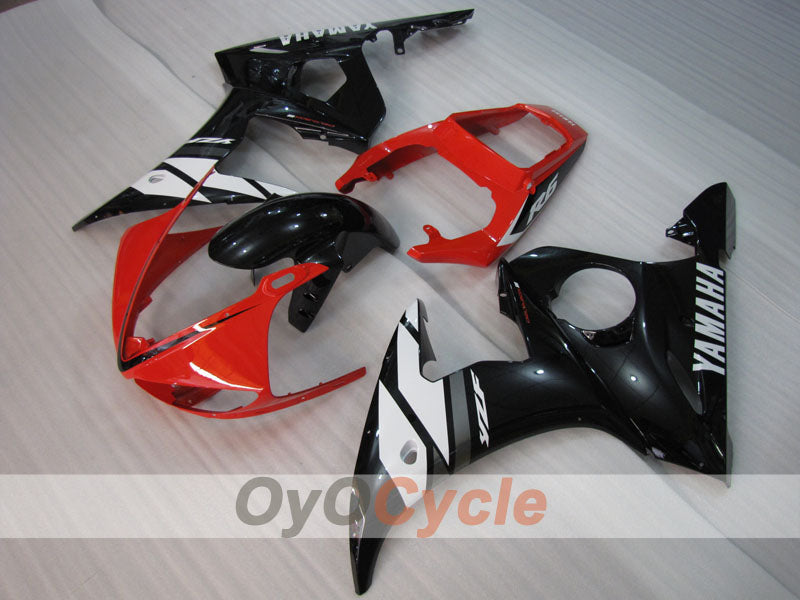 Kit carene a iniezione per YZF-R6 05 - Rosso, Bianco, Nero - Stile di fabbrica #OYO87905853 Immagine principale del prodotto