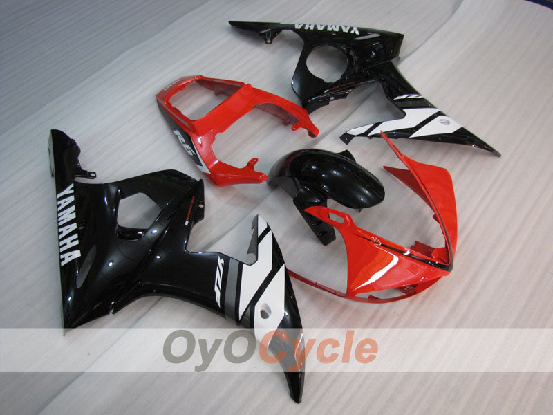 Kit carene stampate a iniezione per YZF-R6 03-04 - Rosso, Nero - Stile originale #OYO87905809 Immagine principale del prodotto