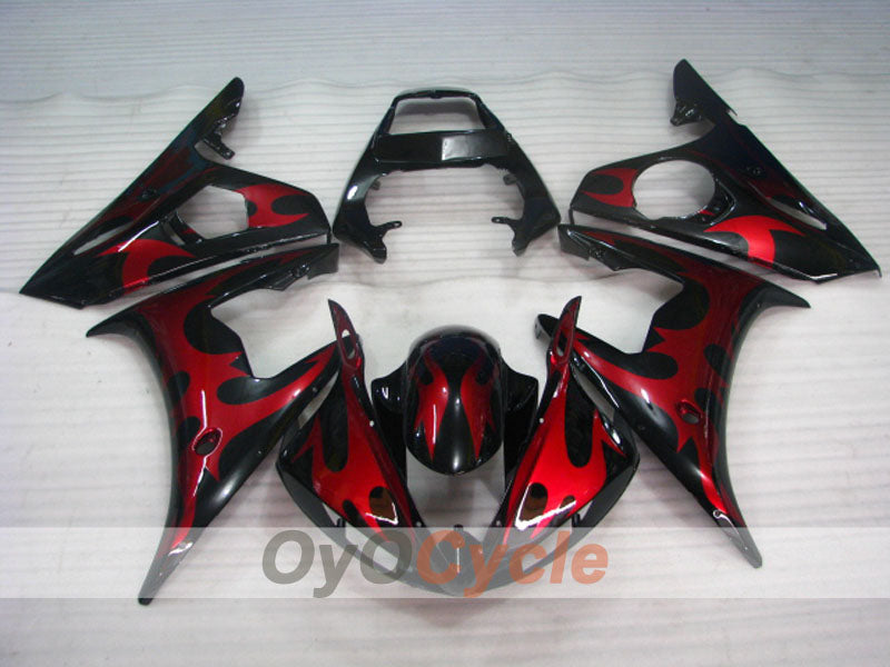 Carenatura a iniezione per YZF-R6 05 - Rosso, Nero - Stile fabbrica #OYO87905854 Immagine secondaria del prodotto