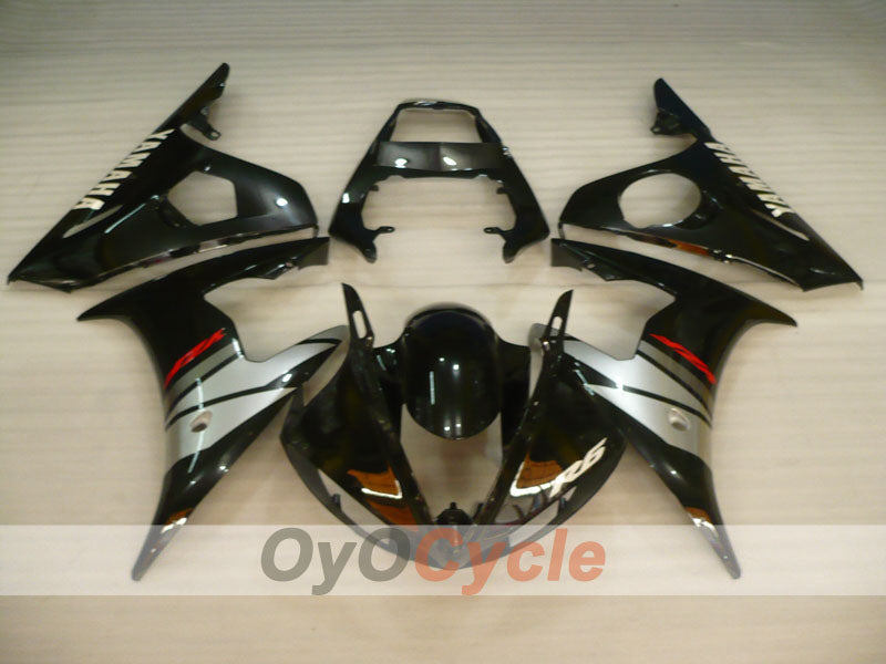 Kit carene stampate a iniezione per YZF-R6 03-04 - Nero, Grigio - Stile originale #OYO87905813 Immagine secondaria del prodotto