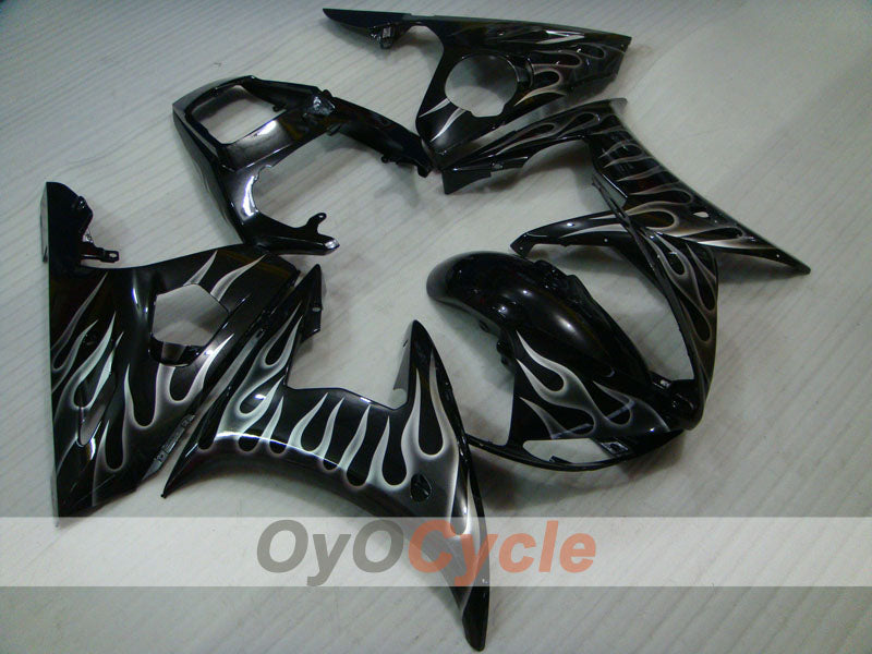 Carena a iniezione per YZF-R6 05 - Nera - Fiamma #OYO87905858 Immagine principale del prodotto