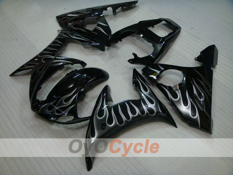 Carena a iniezione per YZF-R6 05 - Nera - Fiamma #OYO87905858 Immagine secondaria del prodotto