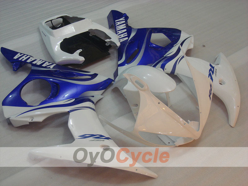 Kit carene a iniezione per YZF-R6 03-04 - Blu, Bianco - Stile originale #OYO87905815 Immagine principale del prodotto