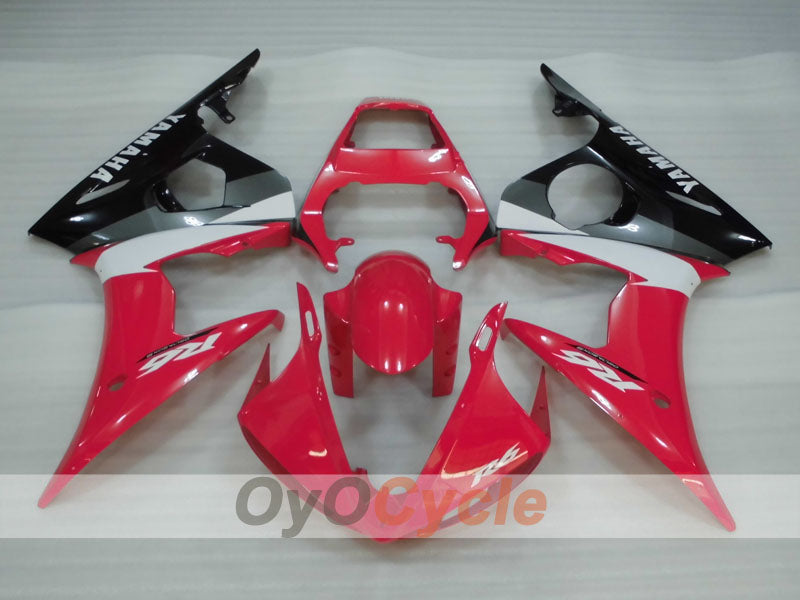 Kit carene ad iniezione per YZF-R6 05 - Rosso, Bianco, Nero - Stile di Fabbrica #OYO87905861 Immagine secondaria del prodotto
