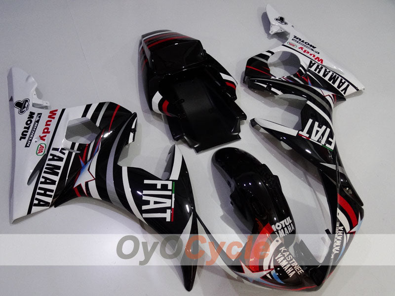 Kit carene a iniezione per YZF-R6 03-04 - Bianco, Nero - FIAT #OYO87905818 Immagine principale del prodotto