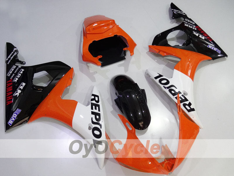 Kit carene ad iniezione per YZF-R6 05 - Arancione, Bianco, Nero - Repsol #OYO87905863 Immagine secondaria del prodotto