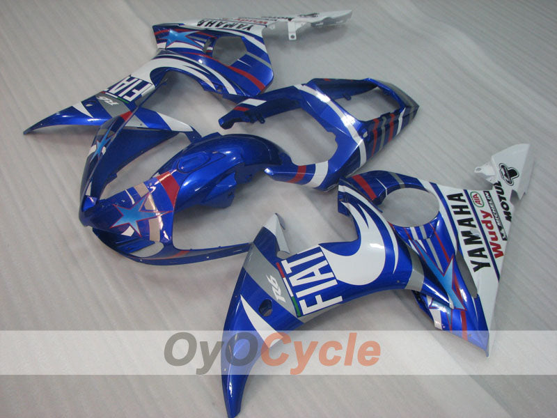 Kit carene stampate a iniezione per YZF-R6 03-04 - Blu, Bianco - FIAT #OYO87905820 Immagine secondaria del prodotto