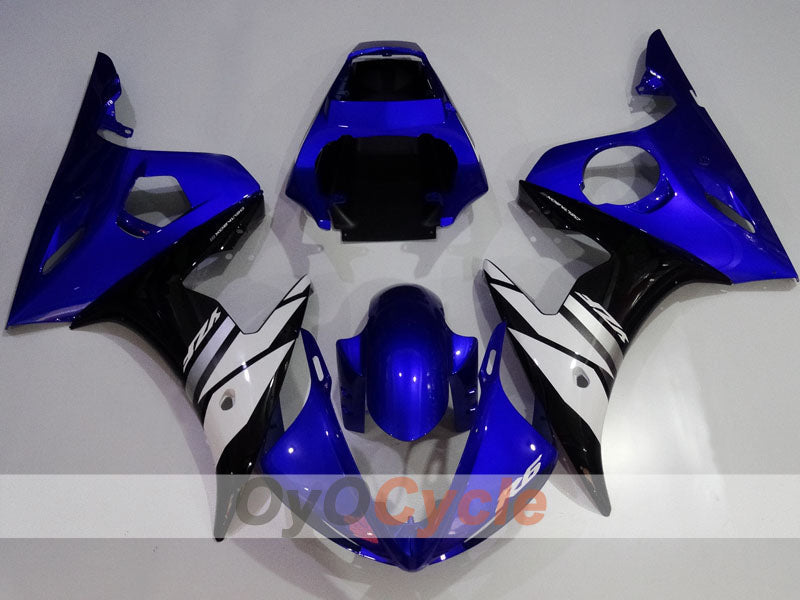 Kit carene stampate a iniezione per YZF-R6 03-04 - Blu, Bianco, Nero - Stile originale #OYO87905821 Immagine secondaria del prodotto