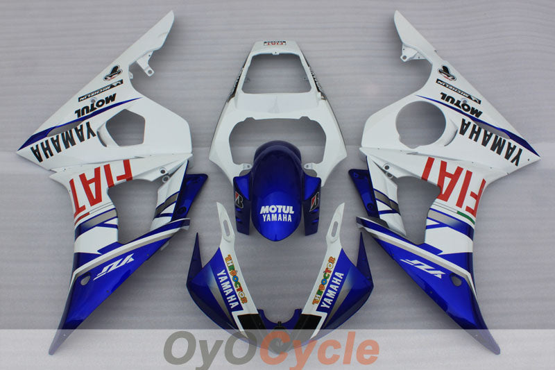 Carenatura a iniezione per YZF-R6 03-04 - Blu, Bianco - FIAT, MOTUL #OYO87905825 Immagine secondaria del prodotto