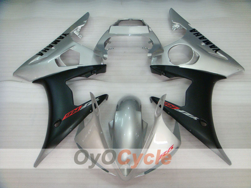 Kit carenatura a iniezione per YZF-R6 03-04 - Nero, Argento, Opaco - Stile Originale #OYO87905827 Immagine secondaria del prodotto