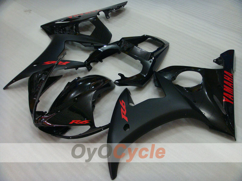 Kit carene a iniezione per YZF-R6 05 - Nero, Opaco - Stile originale #OYO87905872 Immagine secondaria del prodotto