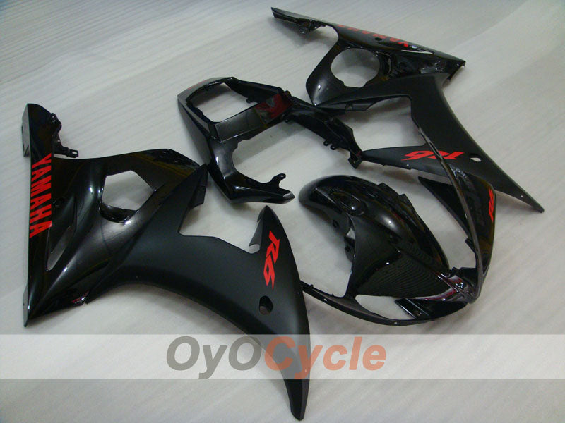 Carenatura a iniezione per YZF-R6 03-04 - Nero opaco - Stile originale #OYO87905828 Immagine principale del prodotto