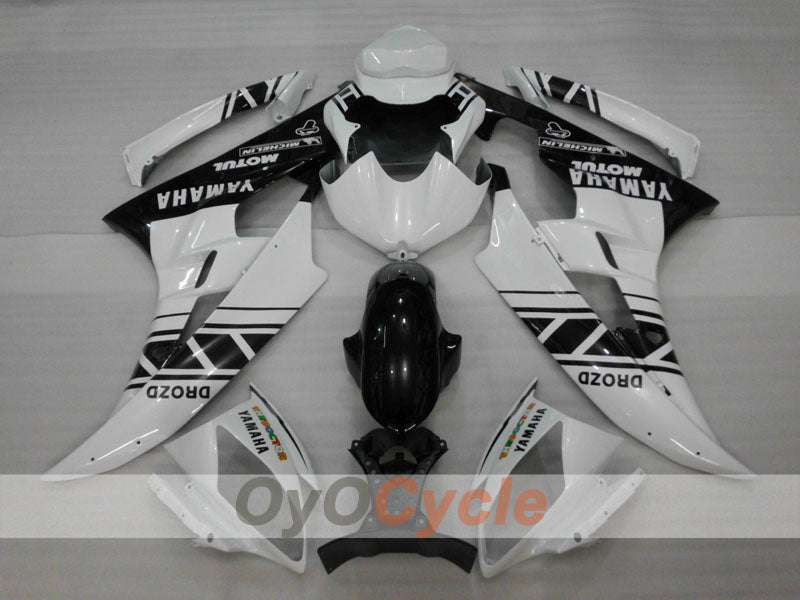 Kit carene a iniezione per YZF-R6 06-07 - Bianco, Nero - MOTUL #OYO87905883 Immagine secondaria del prodotto