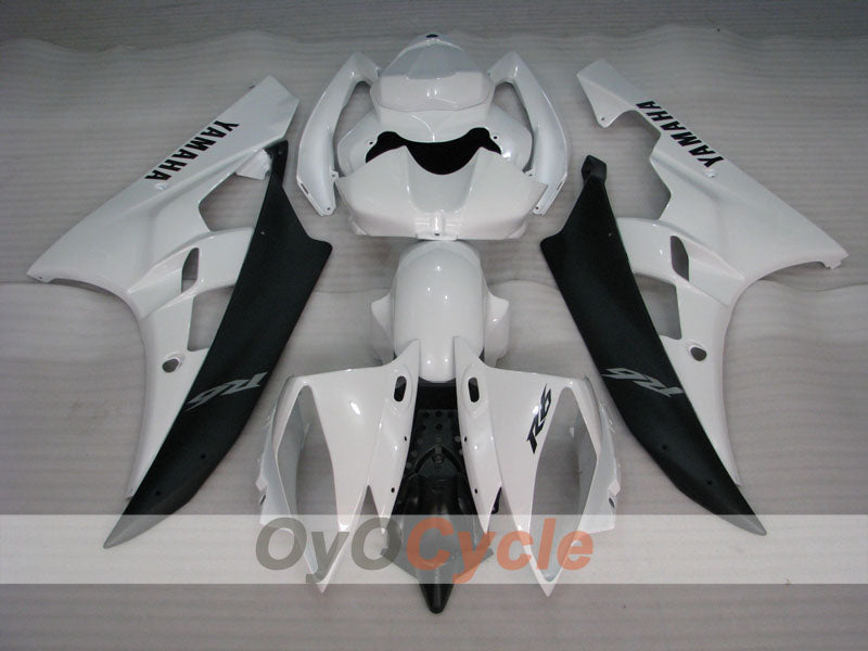 Carene a iniezione per YZF-R6 06-07 - Bianco, Nero - Stile di fabbrica #OYO87905885 Immagine secondaria del prodotto
