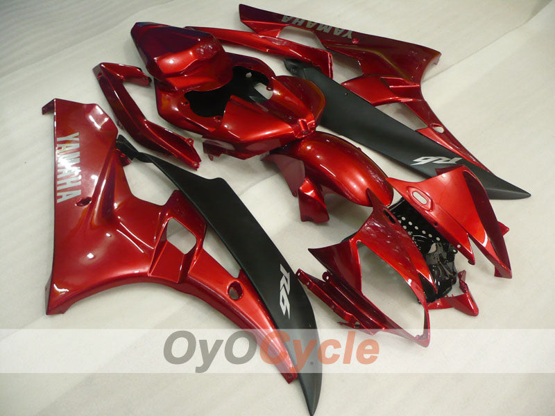 Carenatura a iniezione per YZF-R6 06-07 - Rosso, Nero - Stile di fabbrica #OYO87905886 Immagine principale del prodotto