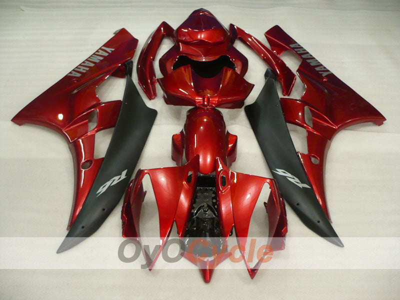Carenatura a iniezione per YZF-R6 06-07 - Rosso, Nero - Stile di fabbrica #OYO87905886 Immagine secondaria del prodotto