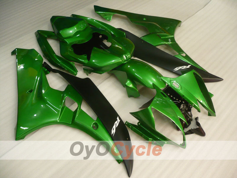 Kit carenatura a iniezione per YZF-R6 06-07 - Verde, Nero - Stile Factory #OYO87905887 Immagine principale del prodotto