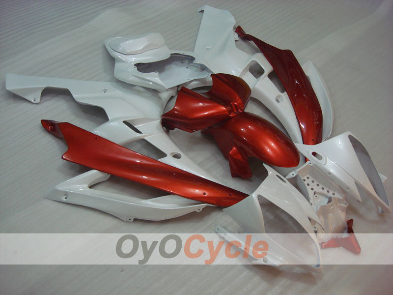 Carena a iniezione per YZF-R6 06-07 - Rosso, Bianco - Stile Fabbrica #OYO87905889 Immagine principale del prodotto