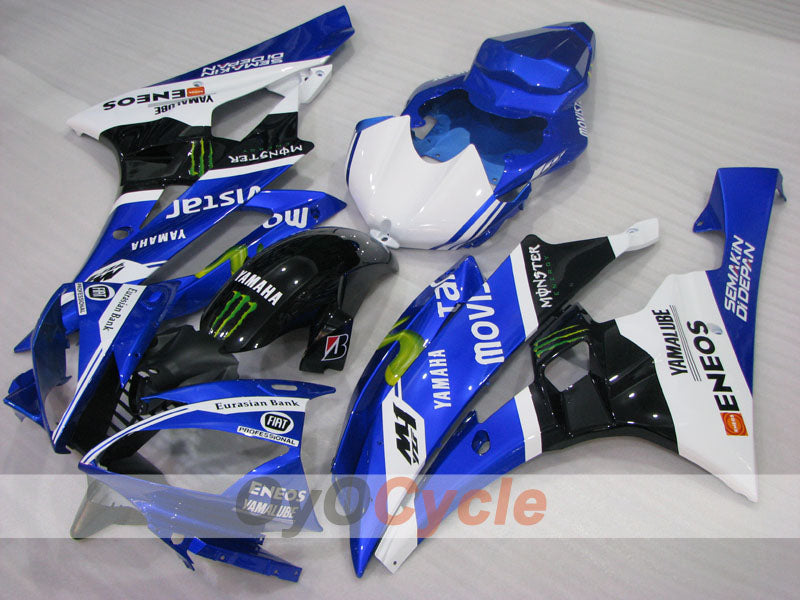 Kit carene a iniezione per YZF-R6 06-07 - Bianco, Nero - FIAT #OYO87905896 Immagine secondaria del prodotto