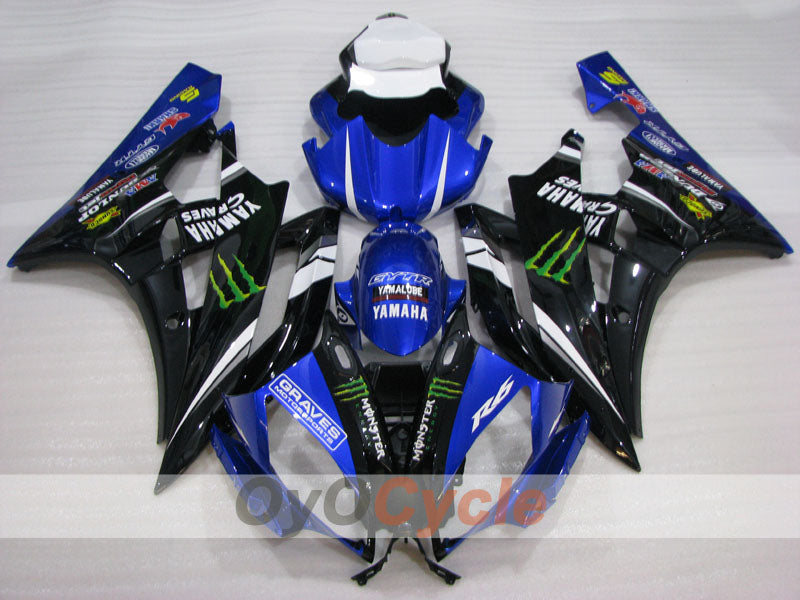 Carene a iniezione per YZF-R6 06-07 - Blu, Nero - Monster #OYO87905898 Immagine secondaria del prodotto