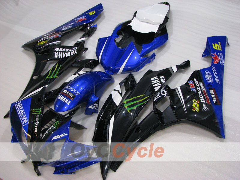 Carene a iniezione per YZF-R6 06-07 - Blu, Nero - Monster #OYO87905898 Immagine principale del prodotto