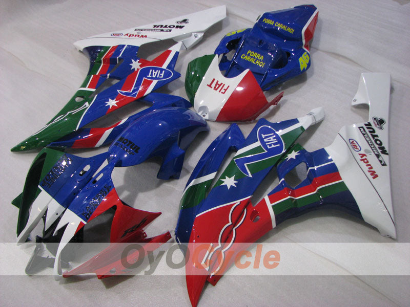Kit carene a iniezione per YZF-R6 06-07 - Verde Militare, Rosso, Blu - FIAT #OYO87905899 Immagine secondaria del prodotto