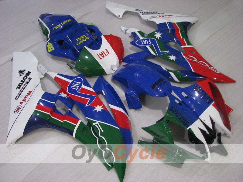 Kit carene a iniezione per YZF-R6 06-07 - Verde Militare, Rosso, Blu - FIAT #OYO87905899 Immagine principale del prodotto