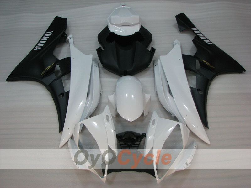 Kit carene a iniezione per YZF-R6 06-07 - Bianco, Nero - Stile di Fabbrica #OYO87905900 Immagine secondaria del prodotto