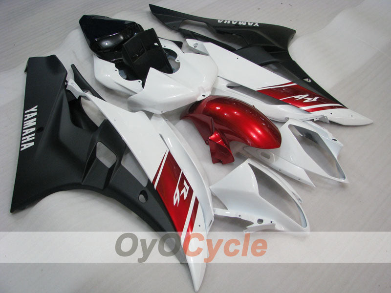 Carenatura a iniezione per YZF-R6 06-07 - Rosso, Bianco, Nero, Opaco - Stile originale #OYO87905891 Immagine principale del prodotto